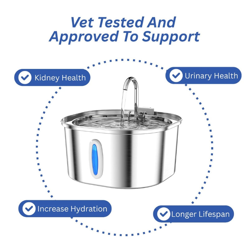 ✅ Protect Your Cat from Dehydration & Emergencies Introducing the Nuviana™ Smart Water Fountain