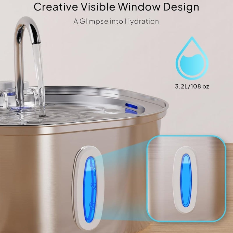 ✅ Protect Your Cat from Dehydration & Emergencies Introducing the Nuviana™ Smart Water Fountain