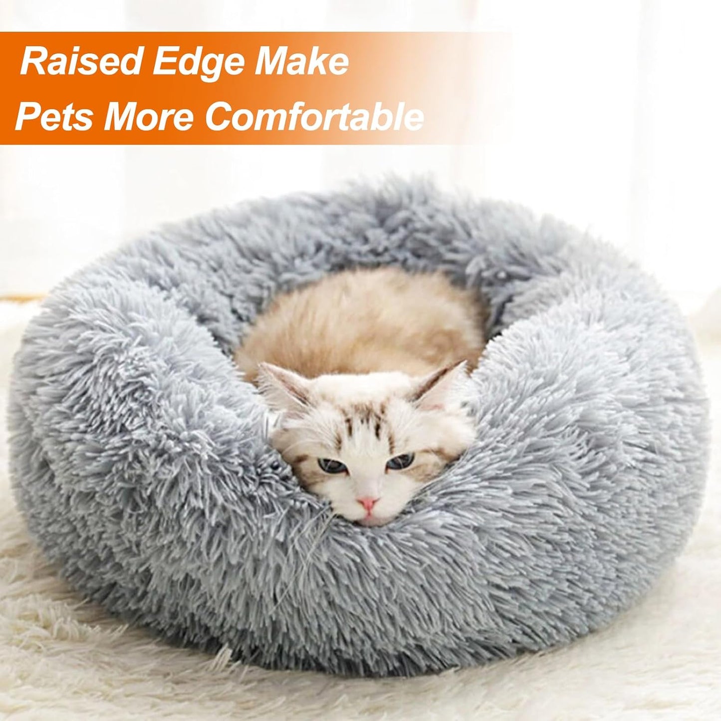 Finally sleep through the night — while your cat rests calmly in Nuviana™ calming bed