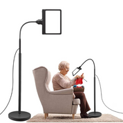 Full-Page 5X Magnifying Glass Book Reading Floor Lamp - Nuviana™