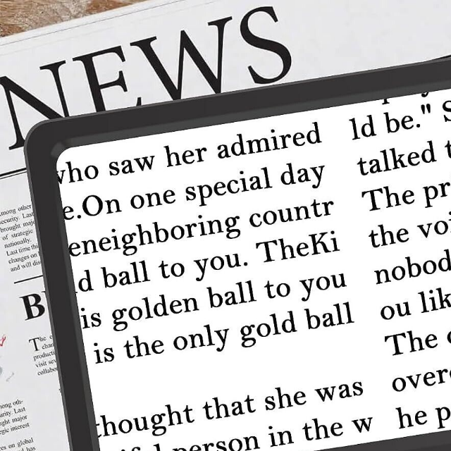 Full-Page 5X Magnifying Glass Book Reading Floor Lamp - Nuviana™