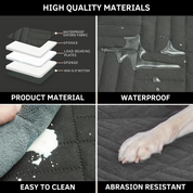 NUVIANA™ Back Seat Extender - Hard-Bottom Dog Car Seat Protector