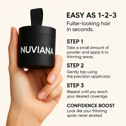 Nuviana Hair Concelear - Make your baldness disappear in 10 seconds