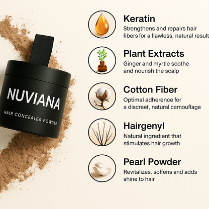 Nuviana Hair Concelear - Make your baldness disappear in 10 seconds