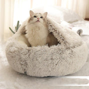 Cozy Cave Bed for Cats and Small Dogs