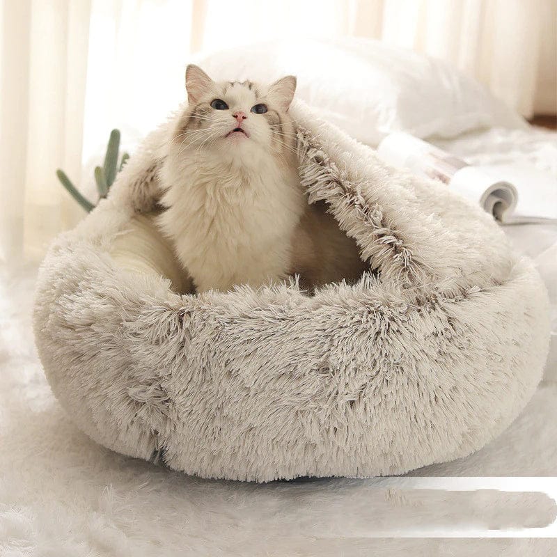 Cozy Cave Bed for Cats and Small Dogs