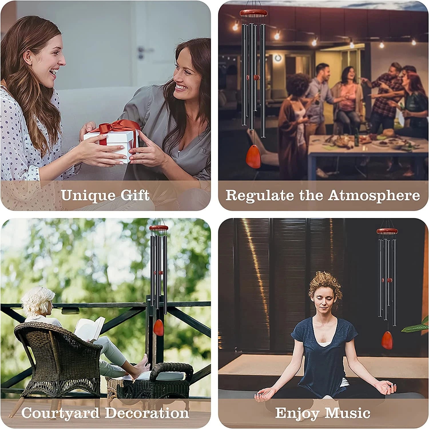 Deep Tone Wind Chimes